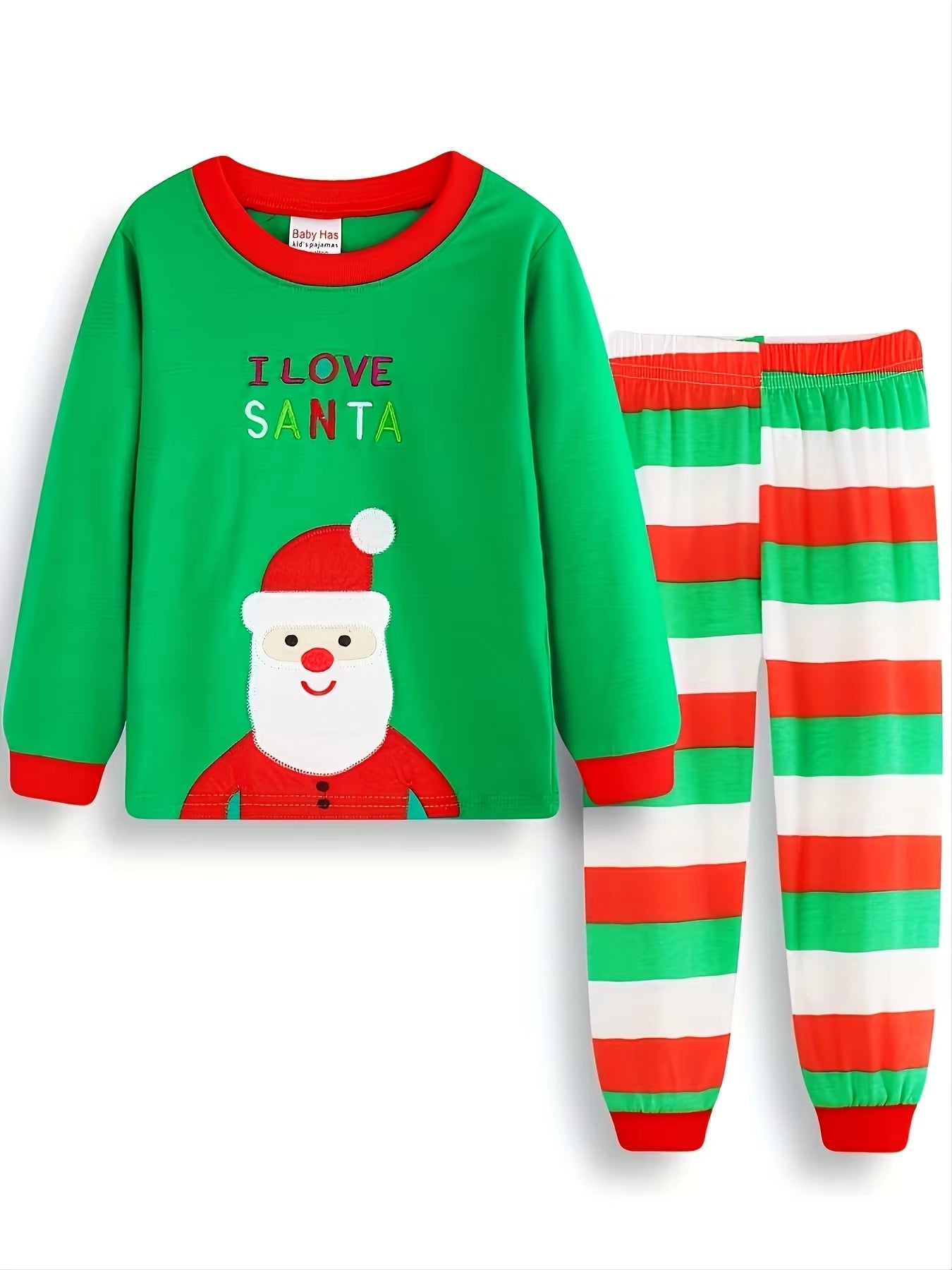 Boys Girls Christmas Pajamas Sets Reindeer Santa Claus Toddler Clothes Kids Pajama Sleepwear